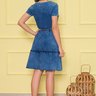 vestido jeans fenda frontal 9
