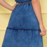 vestido jeans fenda frontal 13