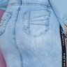 saia jeans recorte na barra faixa lateral nitido jeans 4