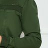 jaqueta cristina verde militar com ribana nitido jeans 3