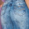 saia jeans destroyed com amarracao no cos nitido jeans 2