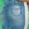 saia jeans com detalhes destroyed azul nitido jeans 4
