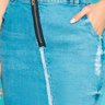 saia jeans reta assimetrica com ziper nitido jeans 6