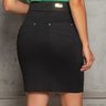saia secretaria jeans color black costas