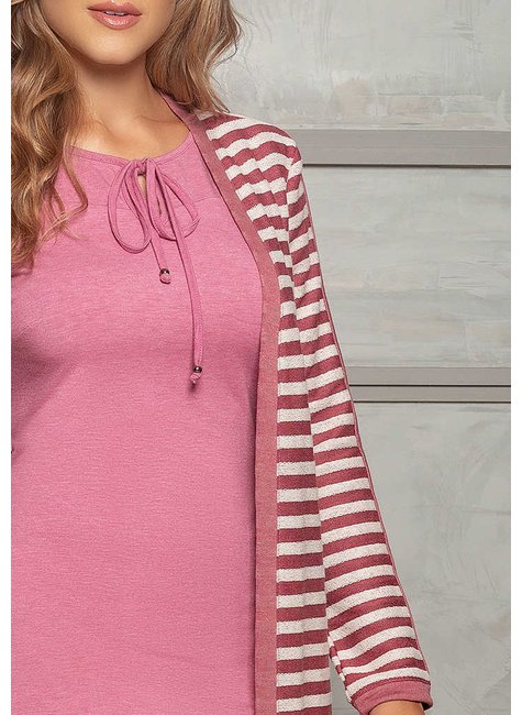 conjunto feminino marsala listrado shirley nitido jeans cima detalhe