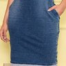 vestido tubinho malha denim com recortes nitido jeans 8