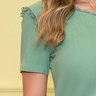 blusa verde mangas com guipir 5