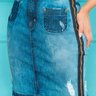 saia denim com galao lateral nitido jeans 1