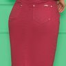 saia bordo justa com cinto nitido jeans 1