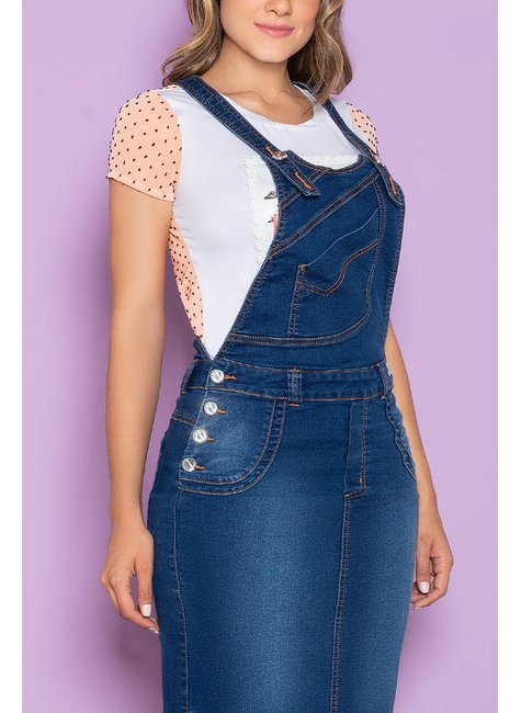 salopete jeans detalhes recortes nitido jeans 6