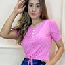 blusa gilda rosa